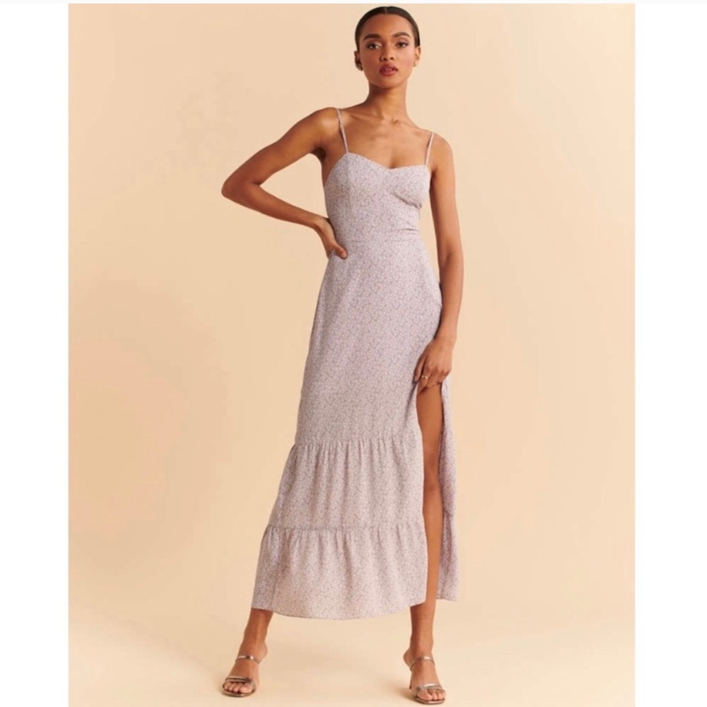 Abercrombie Tiered Floral Maxi Dress